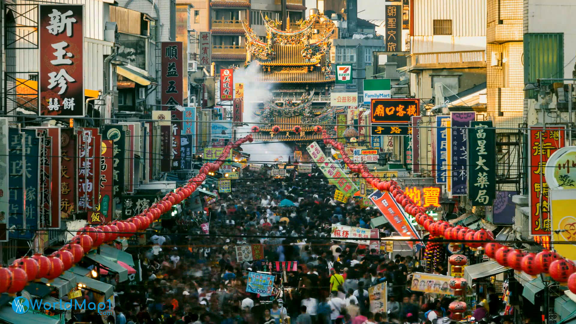 Rues de Taiwan - Démographie de Taïwan